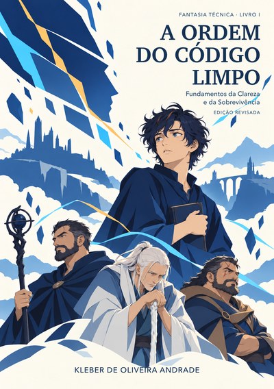 Capa de um livro de Fantasia Técnica